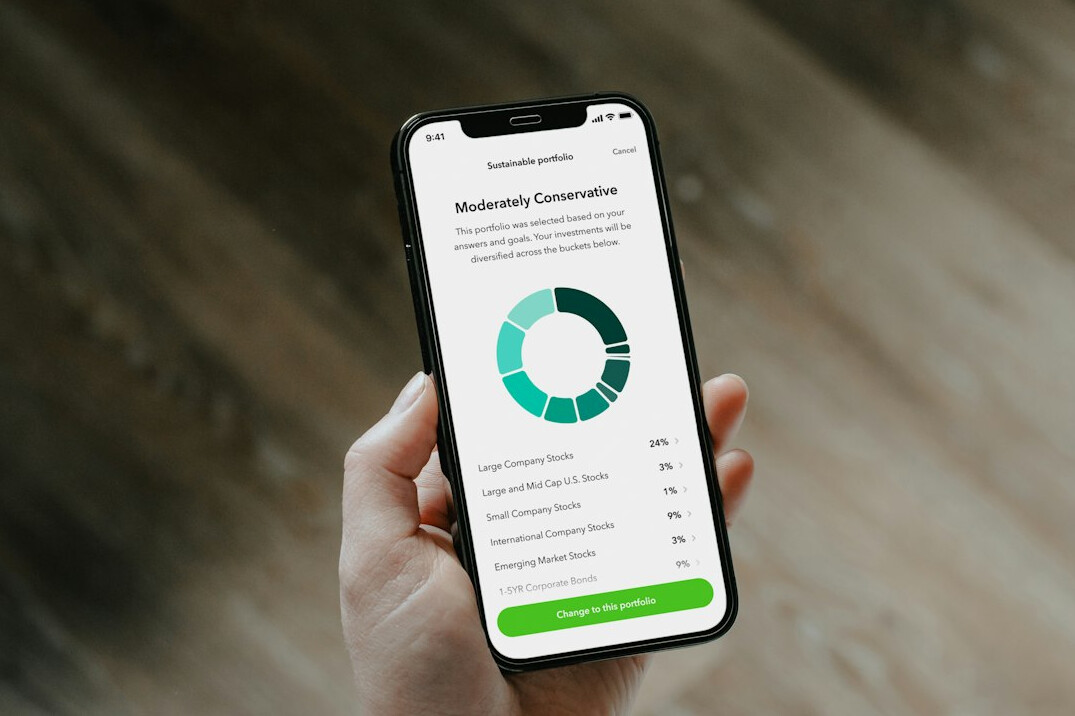 modern insurance app interface
